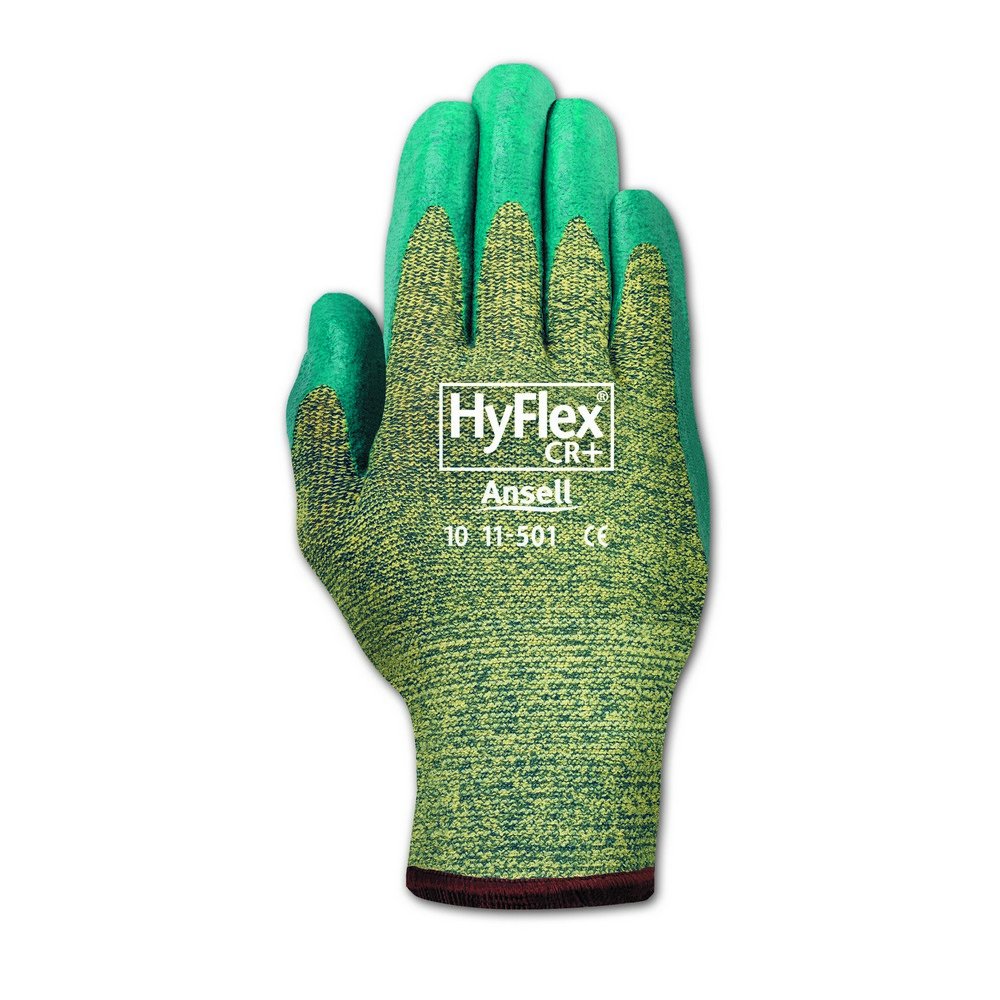 🛒 Crazy Deals Ansell 1150111 HyFlex 11-501 Nitrile Foam Coated Stretch Lined Gloves, 10.5 Length, 5 Width, 0.42 Height, Size 11, Blue/Gray (Pack of 12)