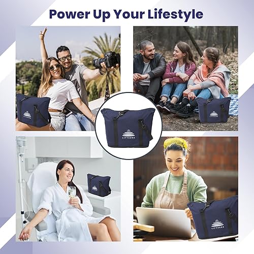 Miniatura 7 de LiftAura Air-Mesh Tote Bag - Lightweight, Washable & Versatile Beach, Gym, Travel, Yoga and Weekender Bag