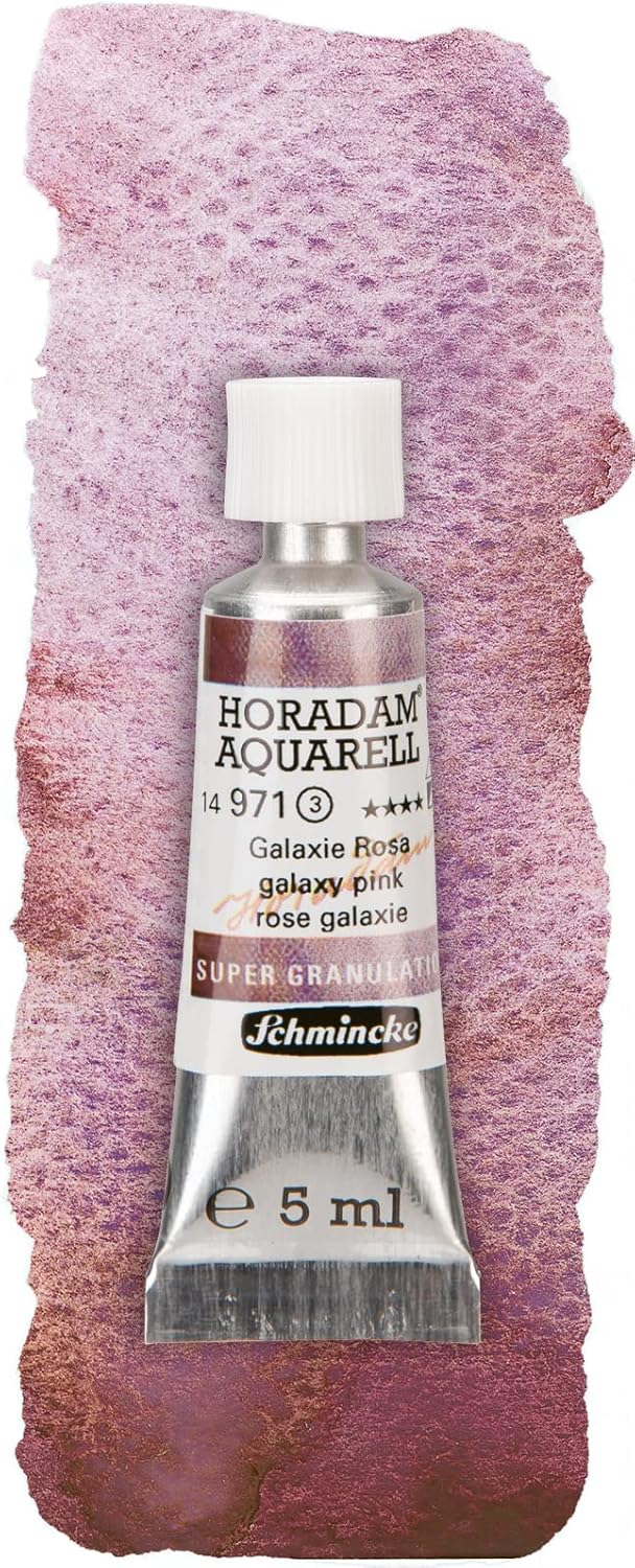 Schmincke Horadam® Aquarell, Super Granulation Trio Galaxy, 5 ml Tubes, 74 615 097, Cardboard Set, Very Strong Granulating colors, Finest, Super Granulating Watercolors