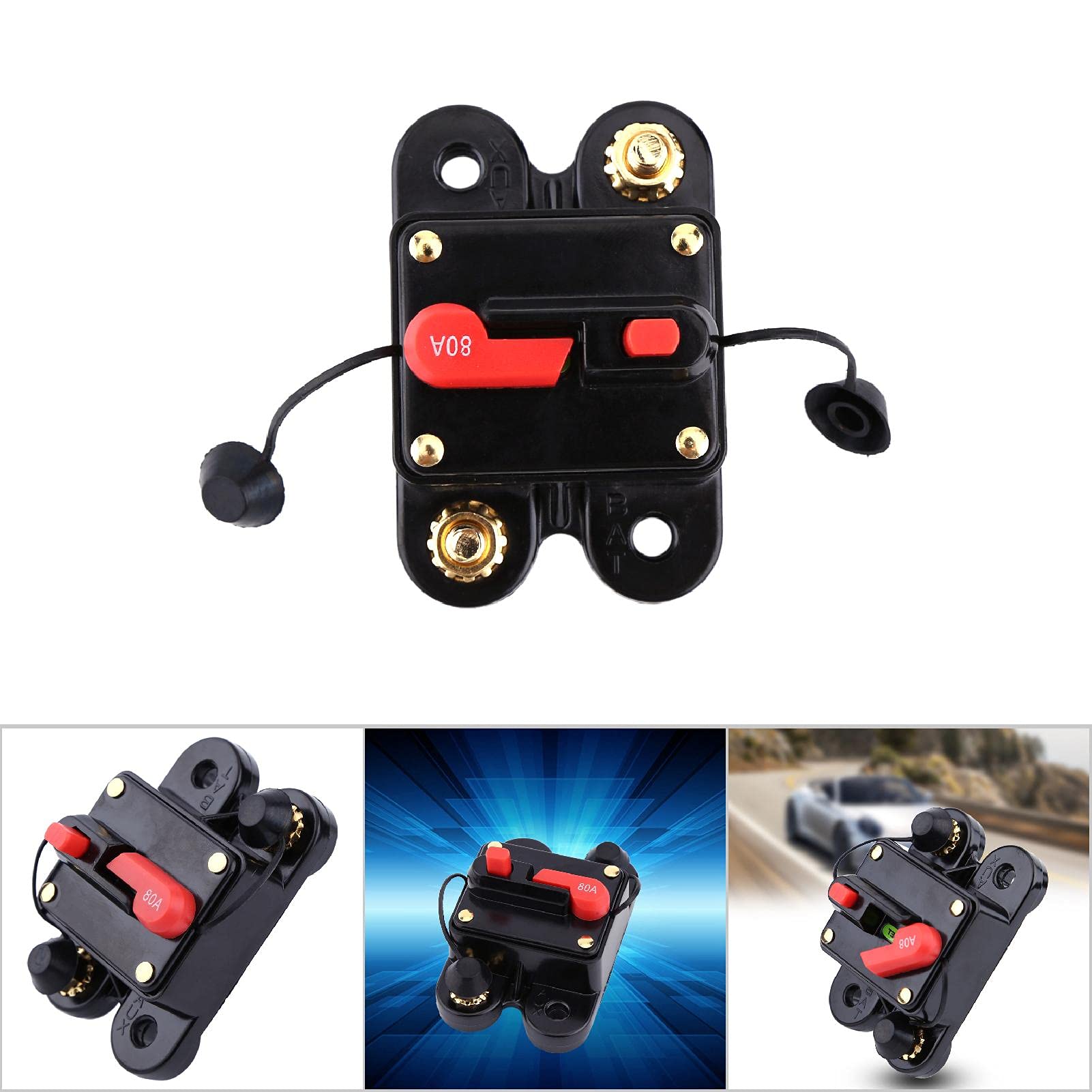 Disjoncteur à Fusible 80A 100A 150A 200A 300A, Protecteur de Commutateur en Alliage Conducteur