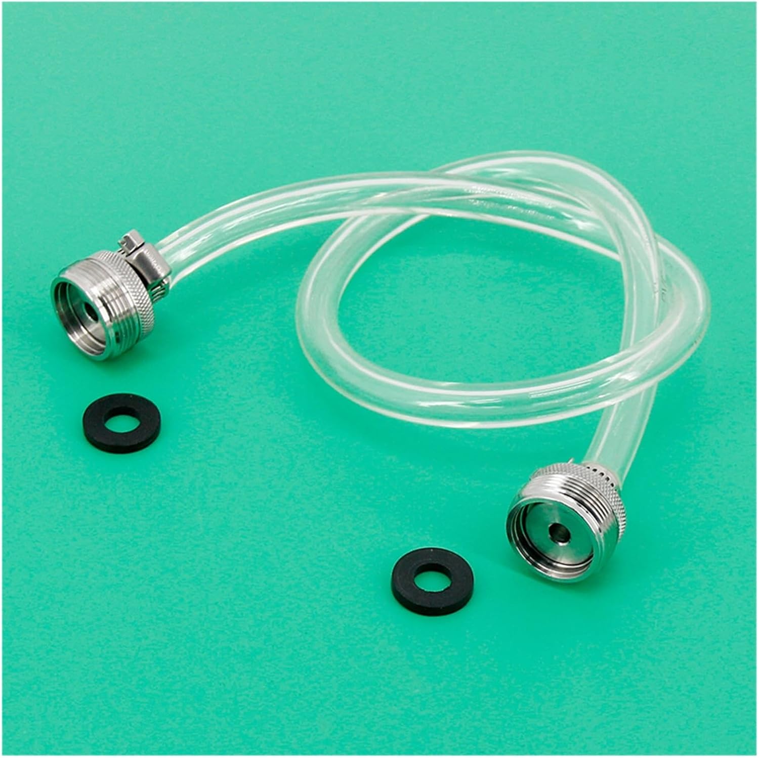 Brewing Accessories Draft Beer Line Cleaning Jumper Hose Dual Faucet Threads 1/4"(6mm) ID Beer Hose Brewing Accessories