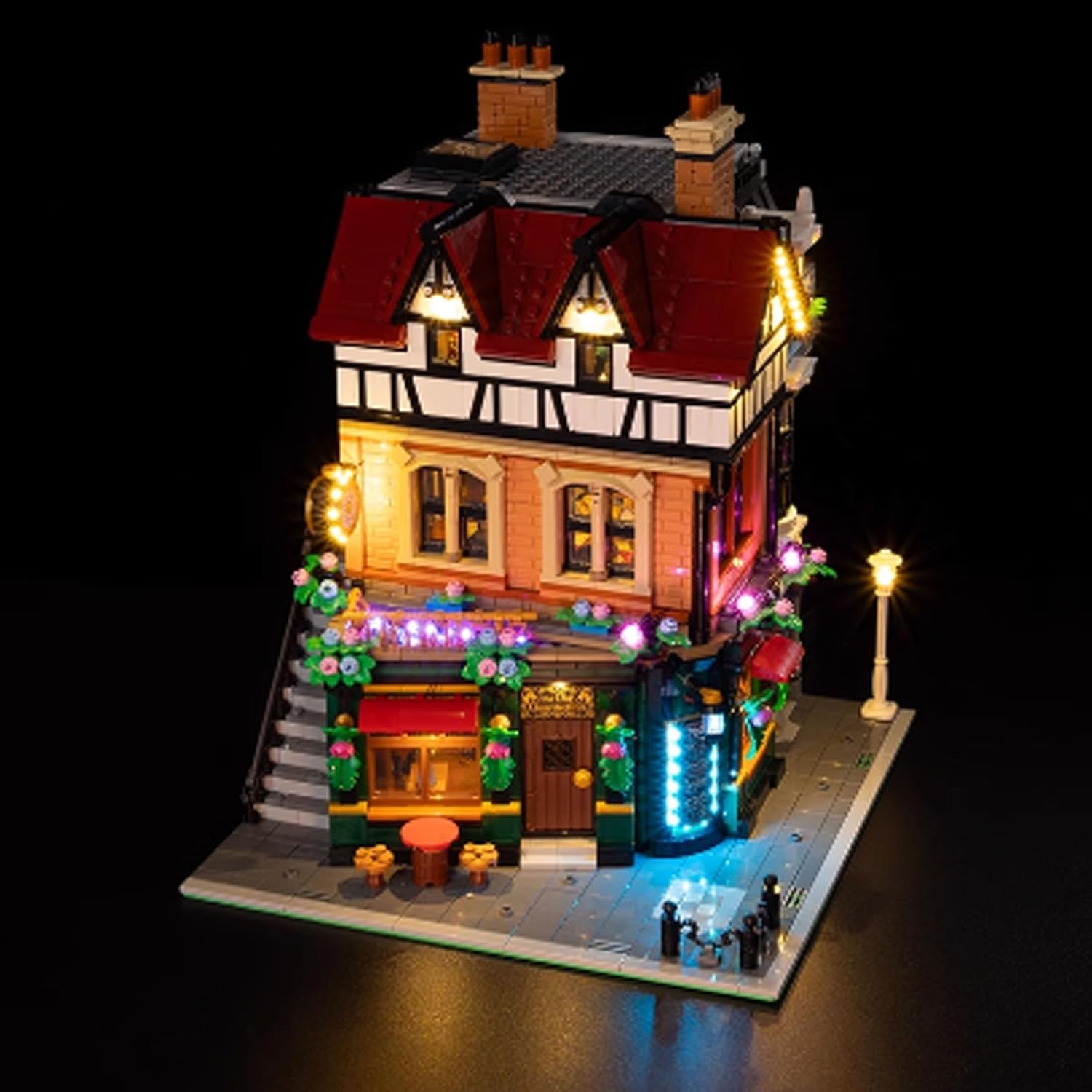 LED Lighting Kit Compatible with Lego 10350 British Corner Series LED Light Set (Model Kit Not Included - Lighting Components Only) (Remote Control Version)