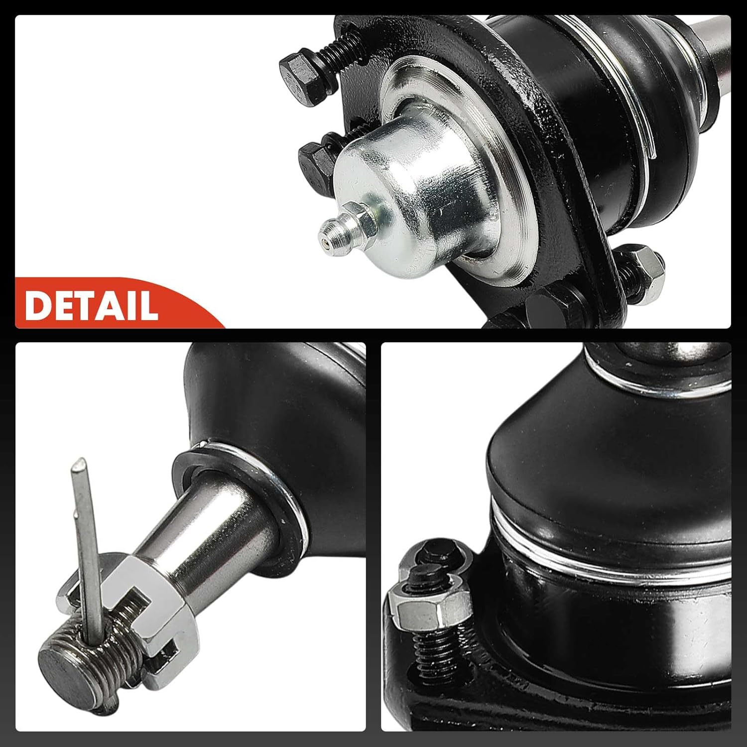 A-Premium 2 x Front Upper Ball Joints, Compatible with Chevrolet Malibu, Impala, Camaro, Blazer, Caprice, Astro, Bel Air, Biscayne, Brookwood & Buick & Cadillac & GMC & Isuzu & Oldsmobile & Pontiac