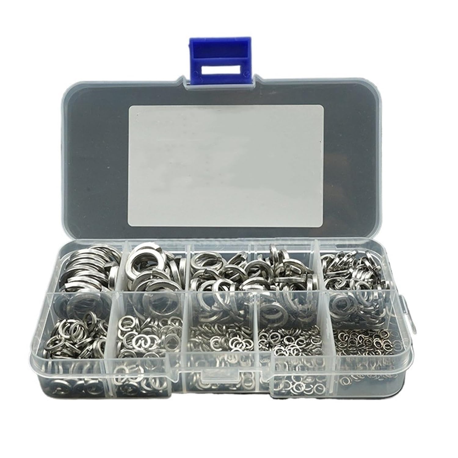 Washer, Lock Washer, 600PCS Lock Washers Set Stainless Steel 304 M2 .5 M3 M4 M5 M6 M8 M10 M12 Spring Washer Assortment Kit
