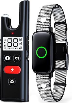 Dog Training Collar with Remote 3300ft Range Waterproof Rechargeable Electric Collar for Small Medium Large Dogs