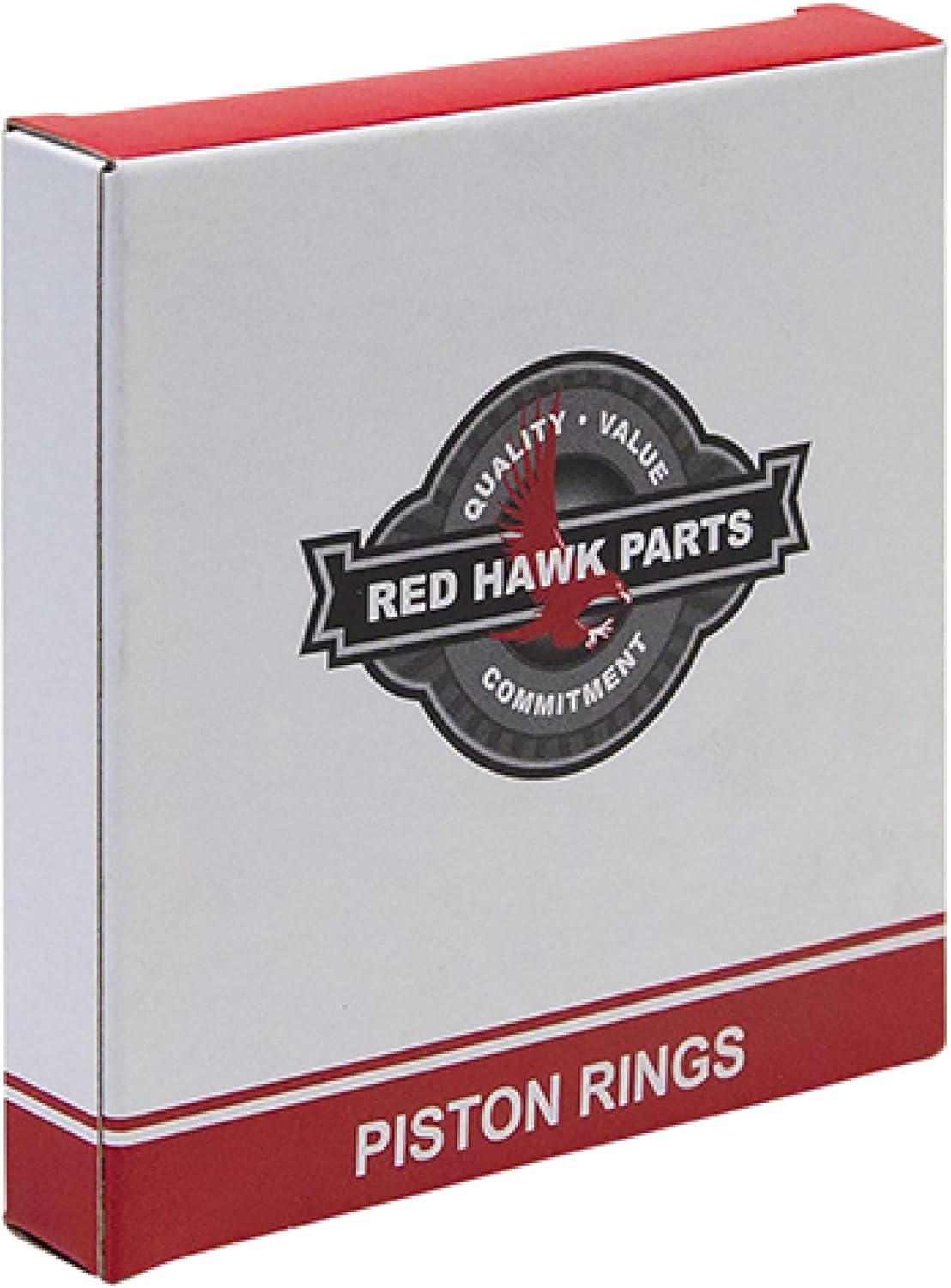 Red Hawk ENG-142 Piston Ring Set Compatible with/Replacement for Yamaha G1 Gas J10-11610-00 Golf Carts