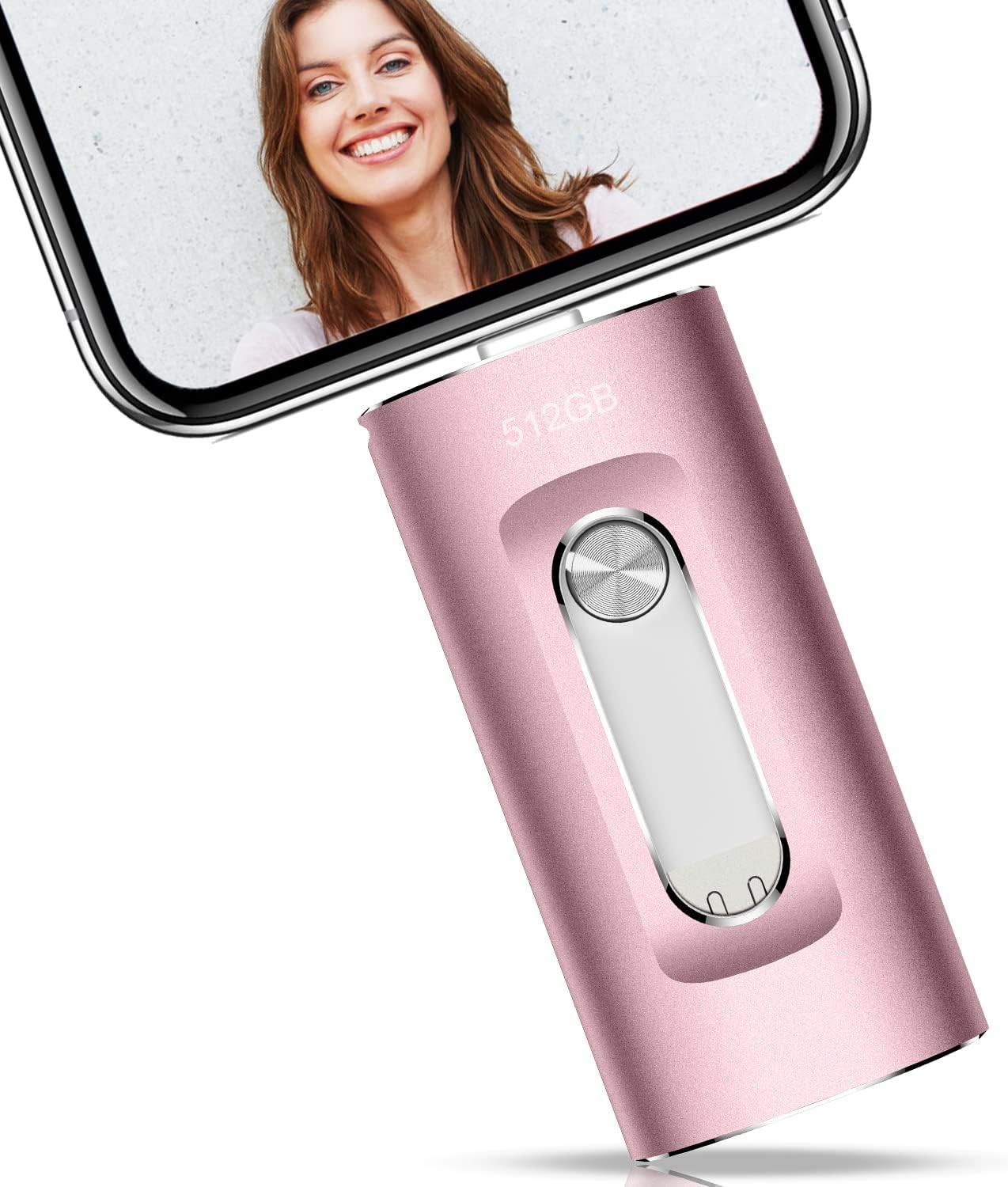 Photo Stick 512GB for Phone, USB Memory Stick External Storage Thumb Drive Photo Stick Compatible with Phone, Pad, Android, PC and More Devices