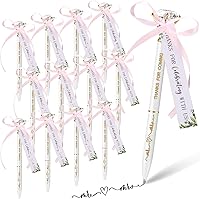 Vista 1 de Fulmoon 12 juegos de bolígrafos de boda para despedida de soltera, regalos de fiesta de boda, bolígrafos de diamante de tinta negra, bolígrafo