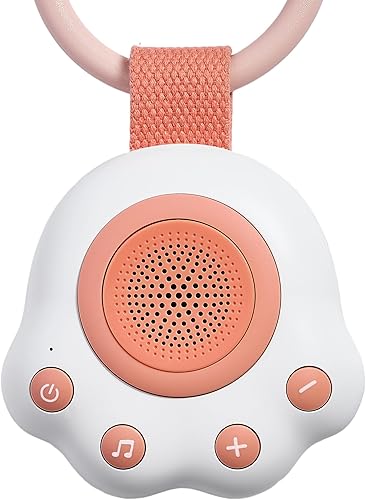 Miniatura 8 de Máquina de sonido portátil para bebés y niños | Máquina de ruido blanco con 33 sonidos relajantes para cochecito, asiento de automóvil, viajes,
