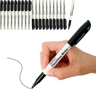 ClearView Writer 1.2, Bullet Tip Water-Based Low Vision Pen(20-Pack)