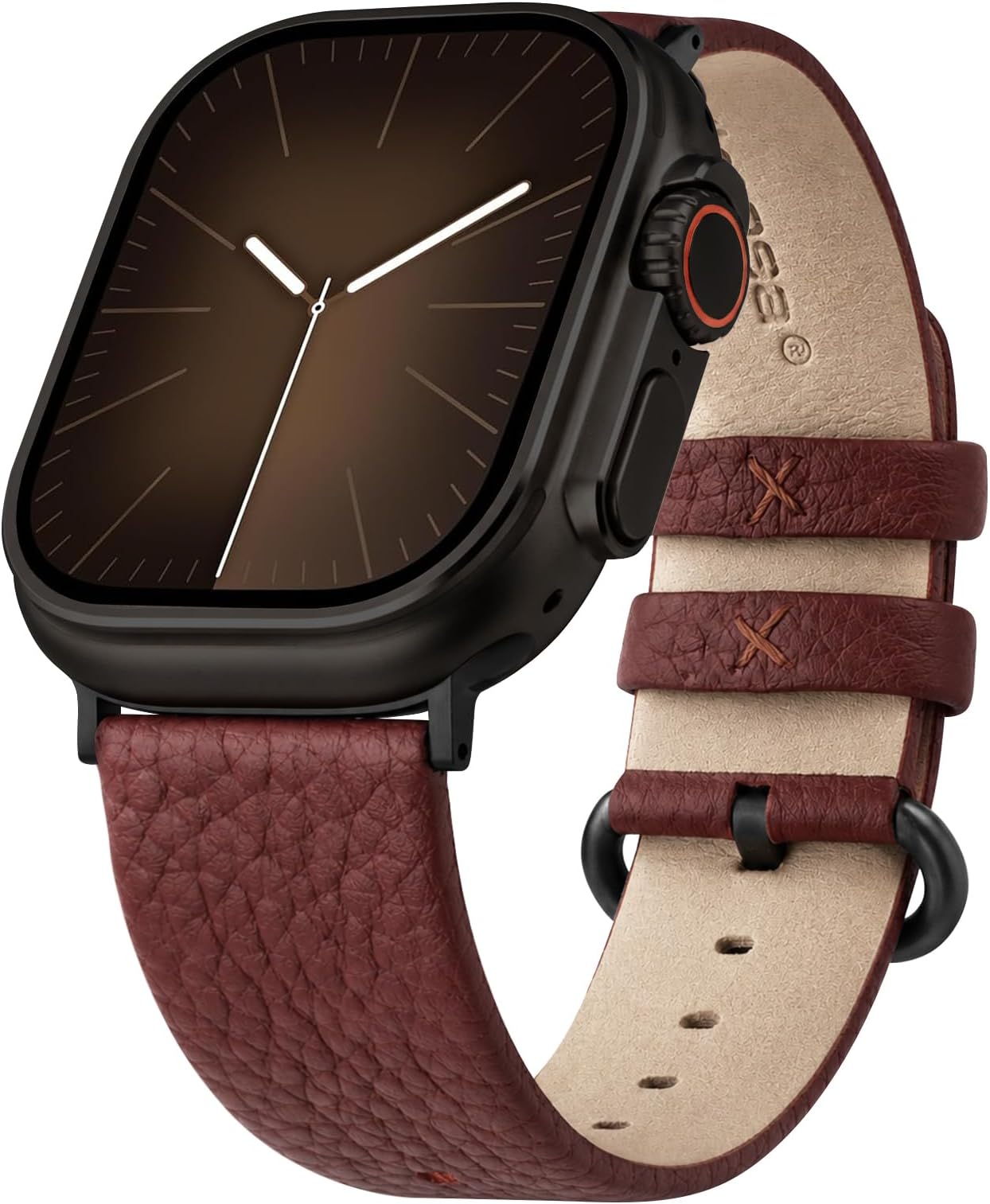 Fullmosa Premium Leather Band Compatible with Apple Watch Strap 38mm 40mm 41mm 42mm 44mm 45mm 46mm 49mm,Yola Leather Bracelet for iWatch Ultra3/2/1 SE3/2/1 Series 11/10/9/8/7/6/5/4/3/2/1