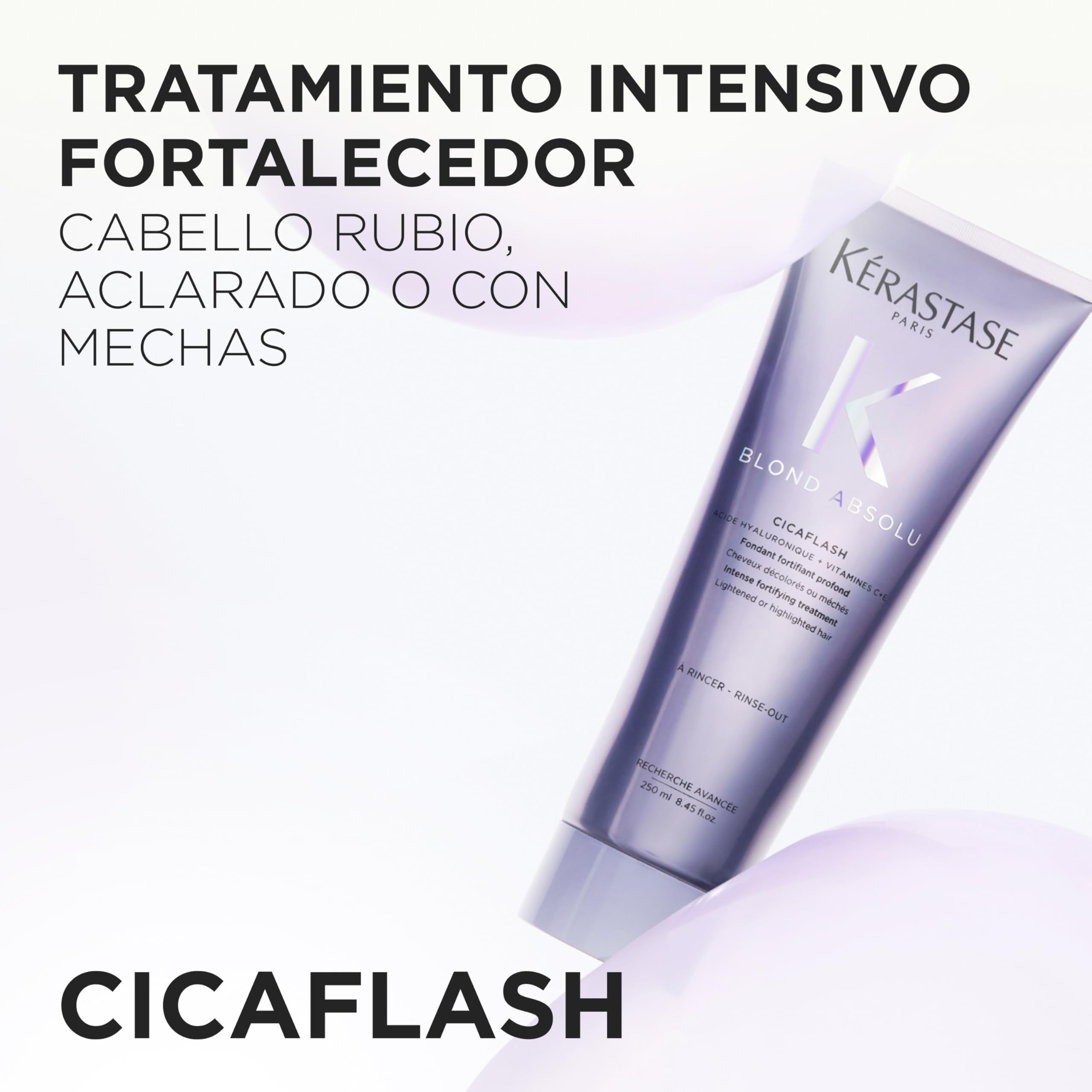 Kérastase Blond Absolu, Acondicionador Anti Rotura Para Pelo Dañado y Decolorado, Con Ácido Hialurónico, Cicaflash, 250 ml