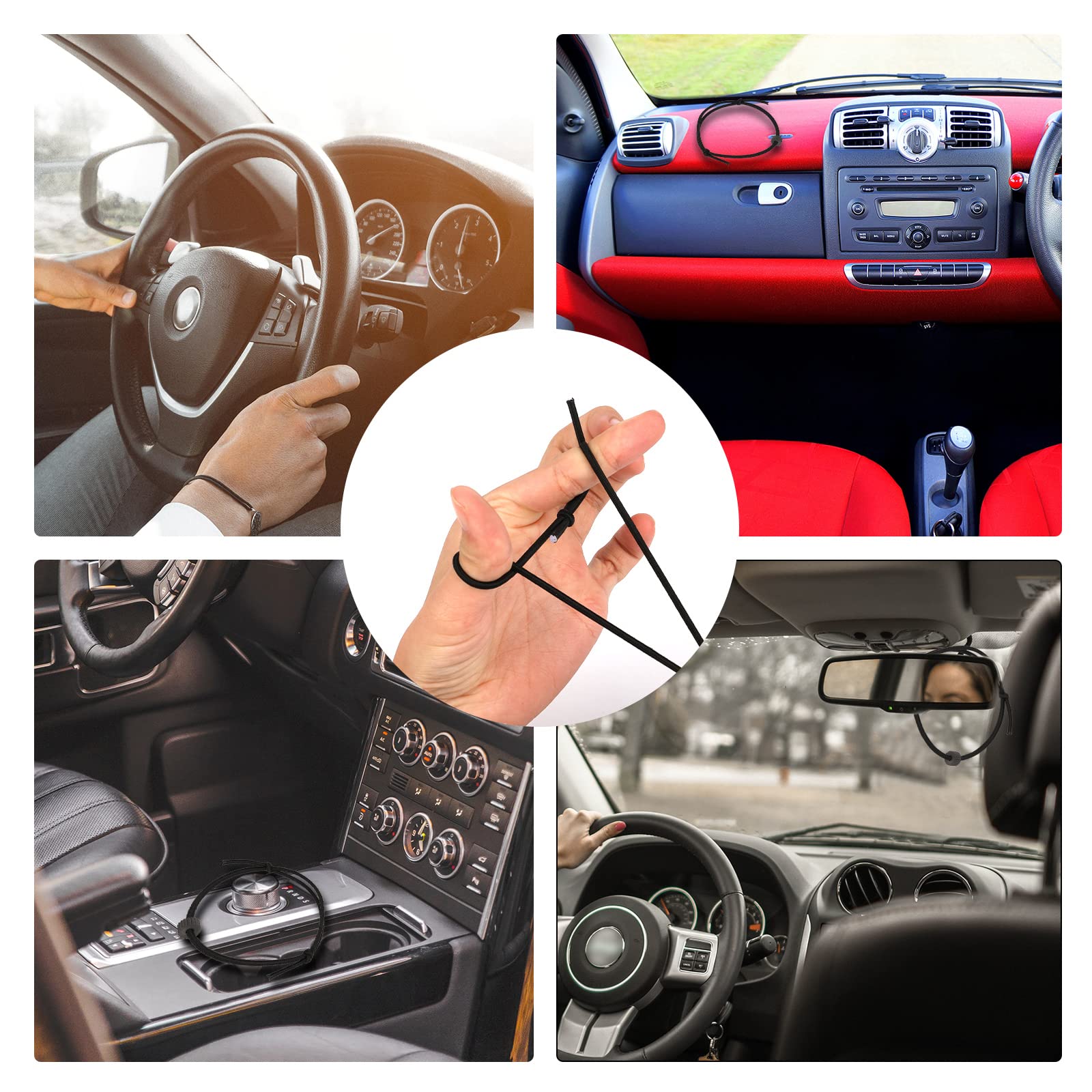 Bracciale Rompifinestra Per Auto - 2 Pezzi Con Perline Carburo Tungsteno, Emergenza E Sicurezza - Foto 5