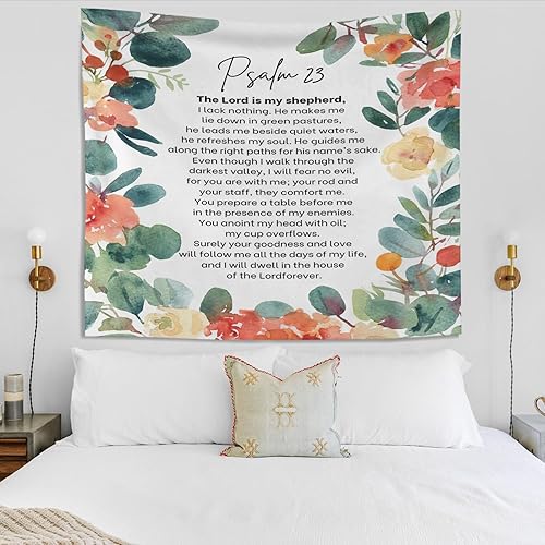 Miniatura 9 de Knibeo Tapiz con versículo bíblico, neutro, tapiz de Jesús de 50 x 60 pulgadas, regalos cristianos para mujeres, Jeremías 2911