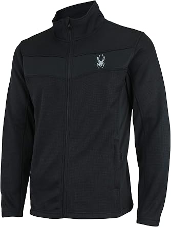 Spyder Mens Racer Full Zip Jacket, Color Options
