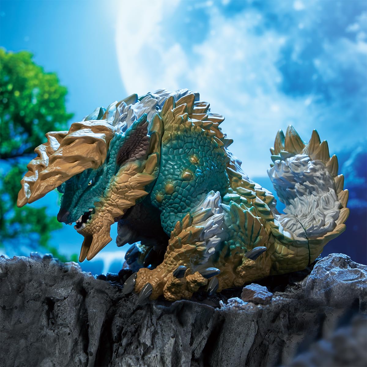 Banpresto Zinogre Monster Hunter, Enshrined Monsters, 17 cm, BP28765P wielokolorowa, figurka kolekcjonerska, optymalna dla fanów anime