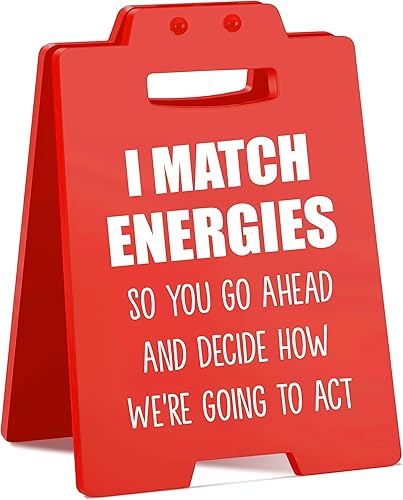 Miniatura 18 de Divertido letrero de escritorio de oficina, decoración sarcástica de cubículo para compañero de trabajo, jefe, empleado, regalo de broma para