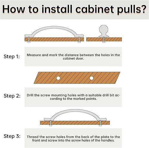 Miniatura 6 de IHRDNNR Tiradores de gabinete para cocina, baño, cajones y puertas de gabinete, gancho negro para sombrero, mango multifuncional universal, juego de