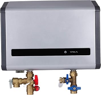 Atmor Premium Water Heater Bundle, 24 kW Tankless Electric Instant Water Heater with 3/4 Tankless Water Heater Isolation Valve Service Kit and Pressure Relief Valve