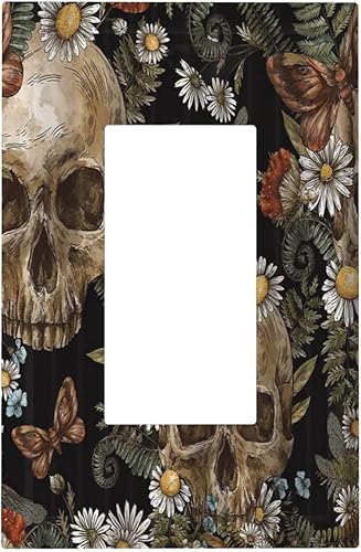 Miniatura 66 de Cubiertas de Interruptor de Luz de 1 Gang Medieval Abstracto Moderno Luna Estrellado Gran Ola Toggle Simple Placa de Pared Cubierta Decorativa de