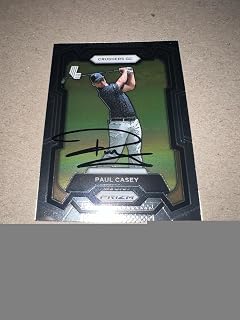 Paul Casey Signed 2024 Panini Prizm Trading Card (44) LIV Golf Crushers GC - Autographed Golf Equipment