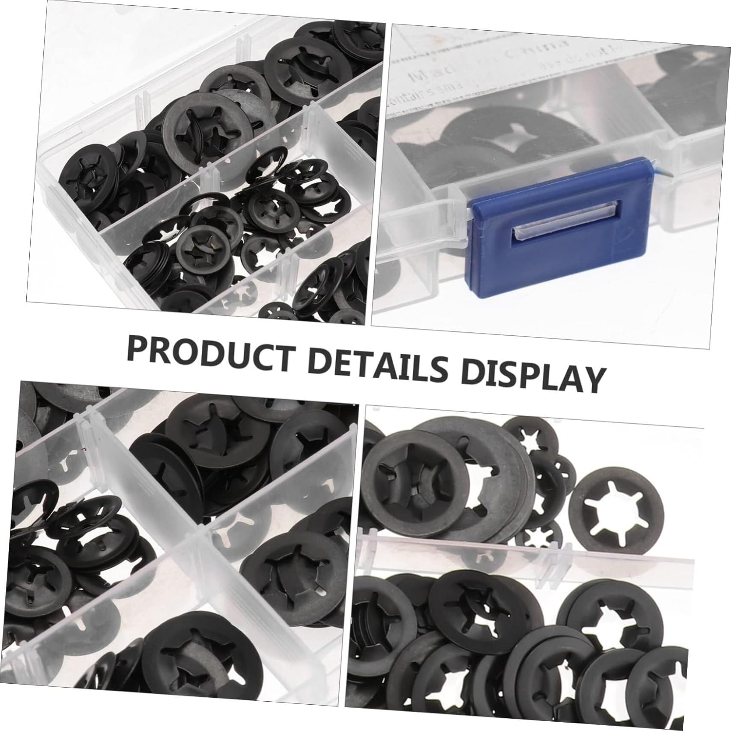 Bearings, 280pcs Retainer Ring Bearing Locking Gasket Blackets Manganese Washers Earring Cards for Selling Ramp Screws Internal Tooth Lock Washers Pattern Washer Steel Washer Metal Washer BUGUUYO,Hig
