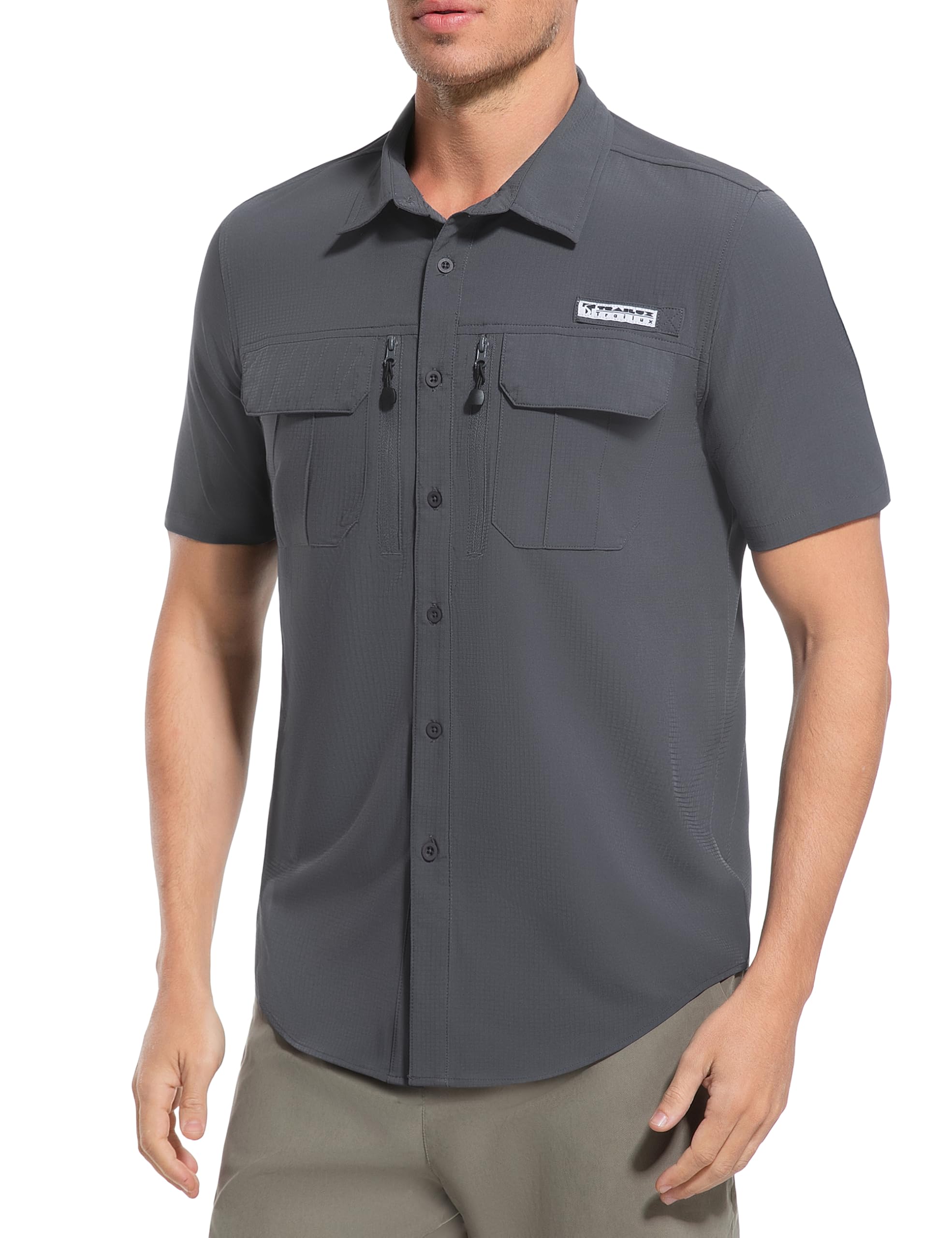 Men's Fishing Shirt Short Sleeve UPF50