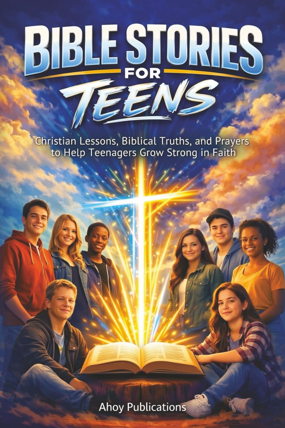 Bible Stories for Teens: Christian Lessons, Biblical Truths, and Prayers to Help Teenagers Grow Strong in Faith