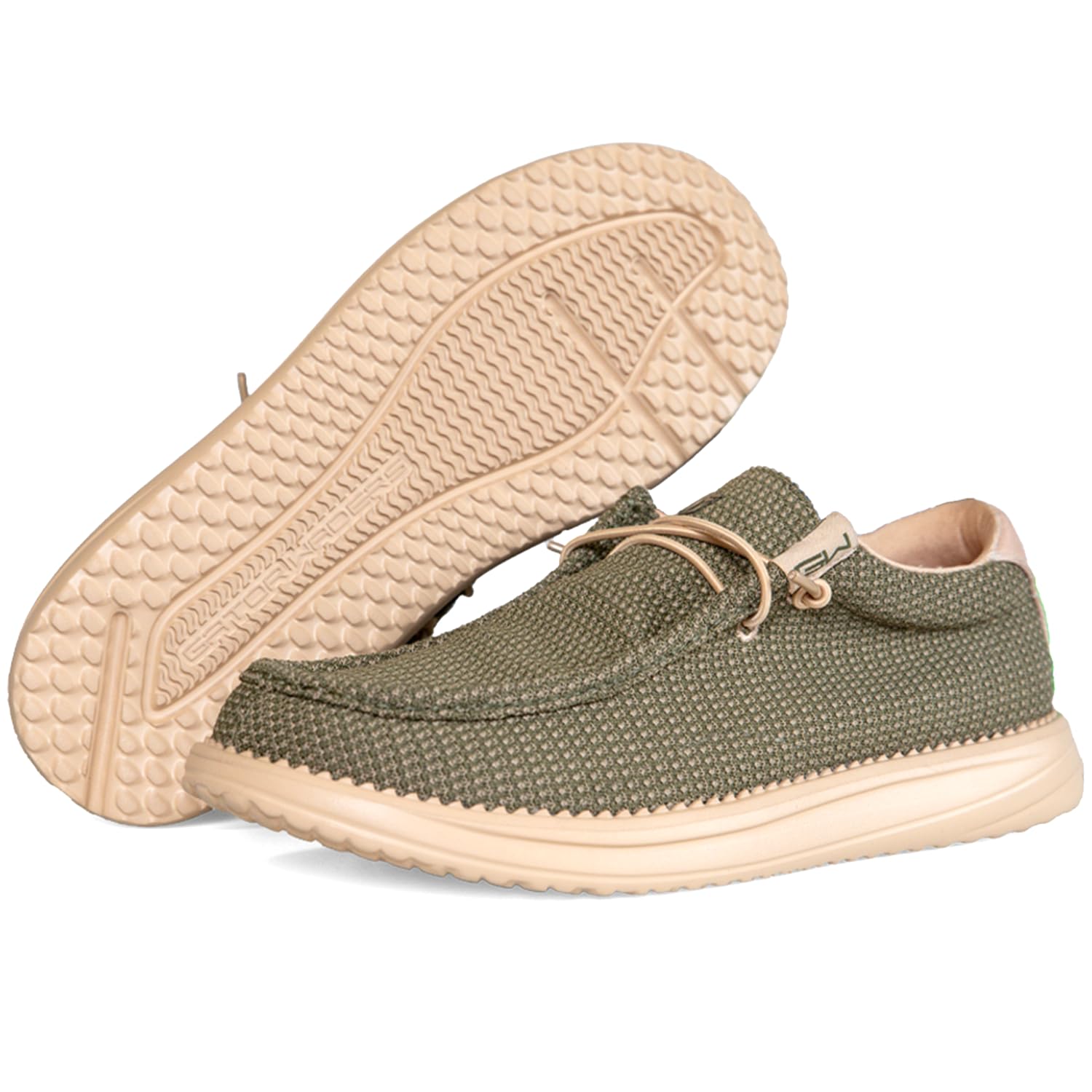 Gator Waders Mens Casual Shoes – Men's Loafers &amp; Slip-Ons Camp Shoes with No-Tie Laces -Arch Support Boat Shoes for Everyday Wear