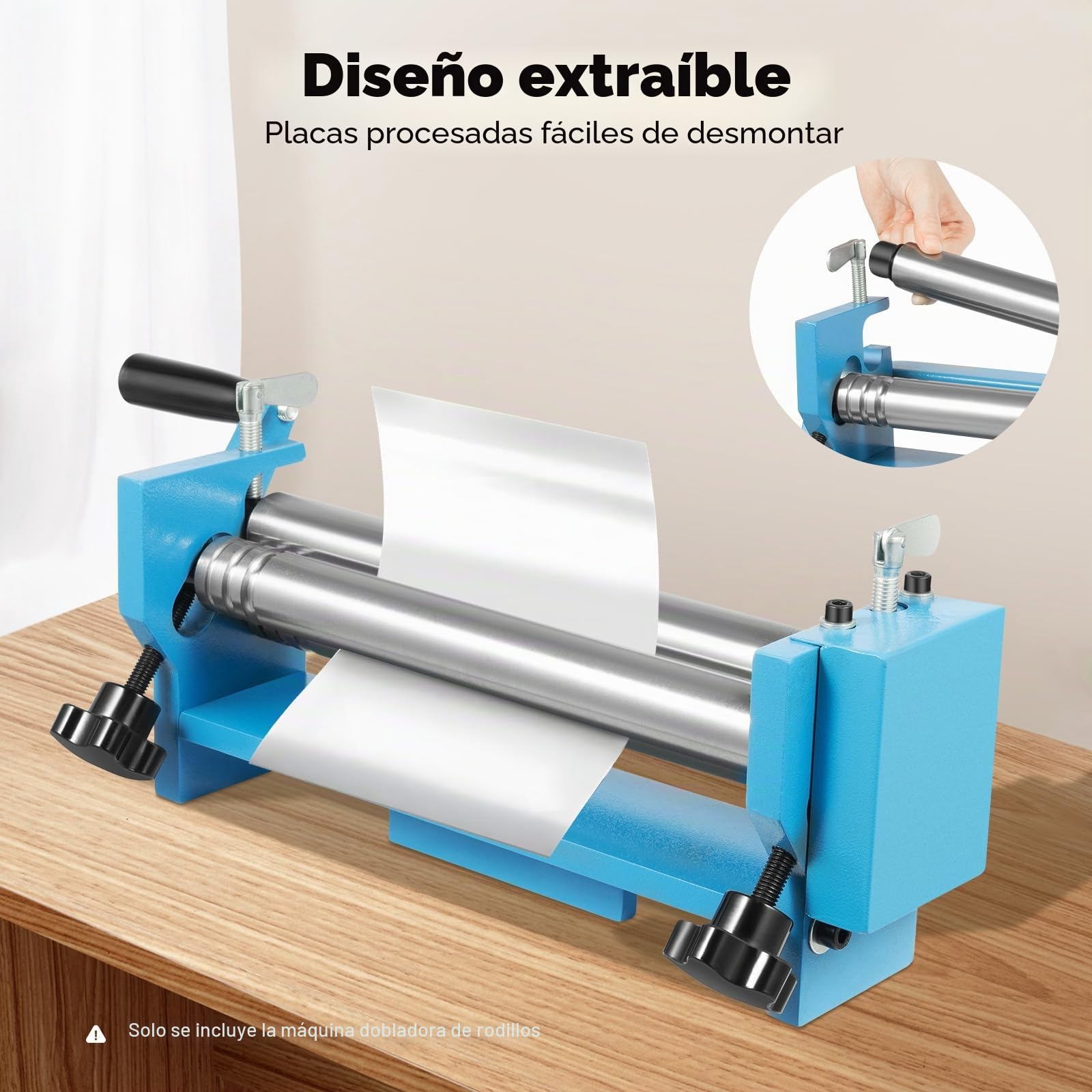 SJ 300 - Máquina dobladora de tubos (3 rodillos, para talleres de chapa de acero plano y redondo)