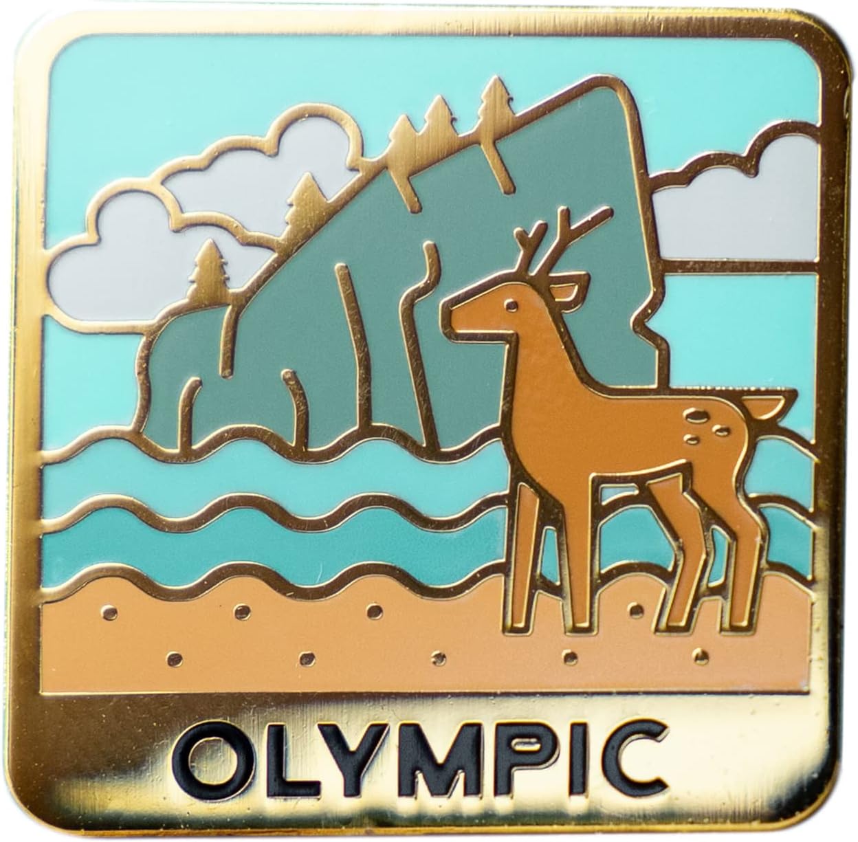 Done by AlexOlympic National Park Pin - Enamel Pin