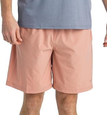 Free Fly Mens Breeze Short - 8" Inseam, Quick-Dry Lightweight Active Shorts for Men, UPF 50+ Sun Protection