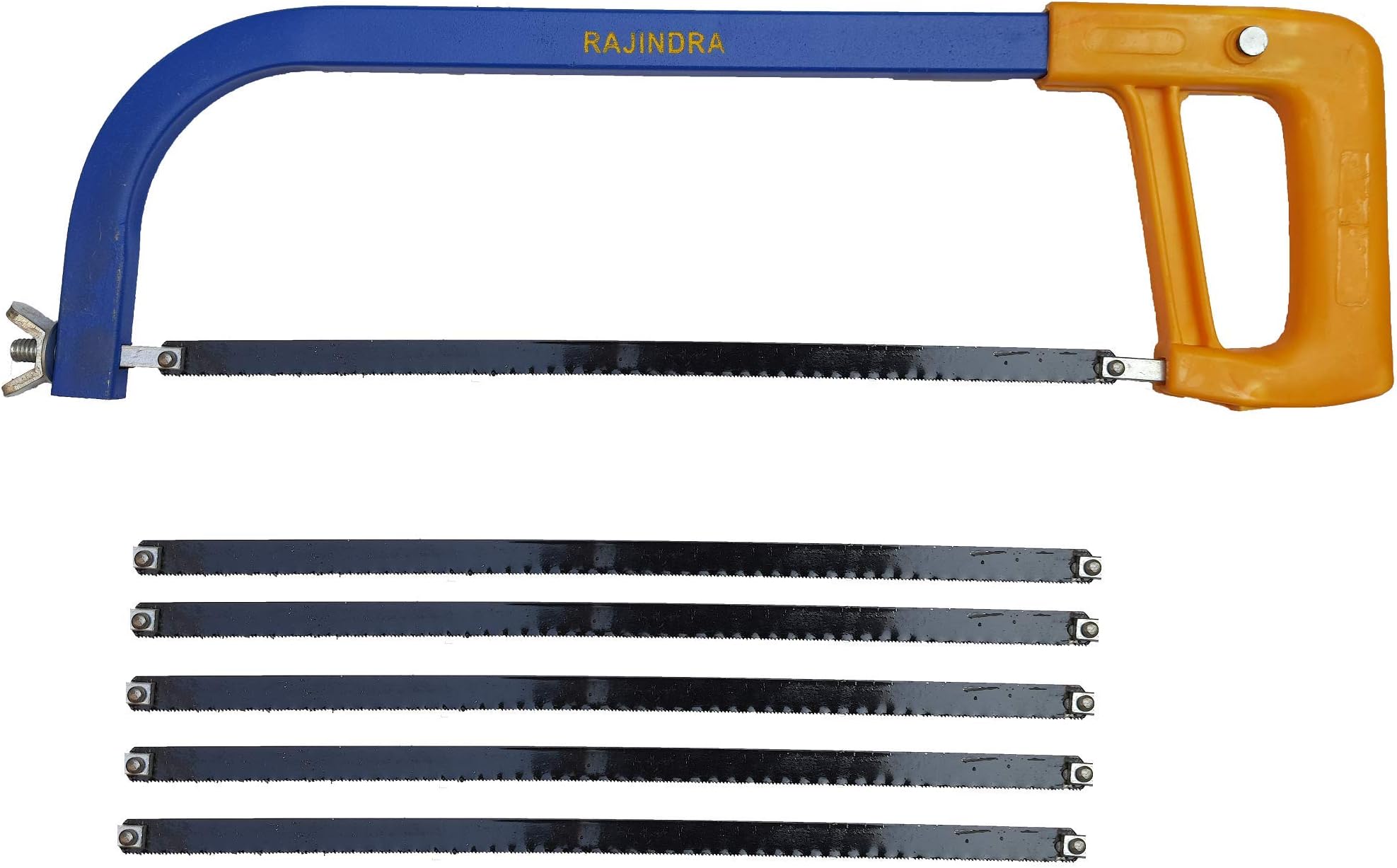 Inditrust 12 inch hacksaw frame with 5 blades excellent build quality (SQUARE PIPE)