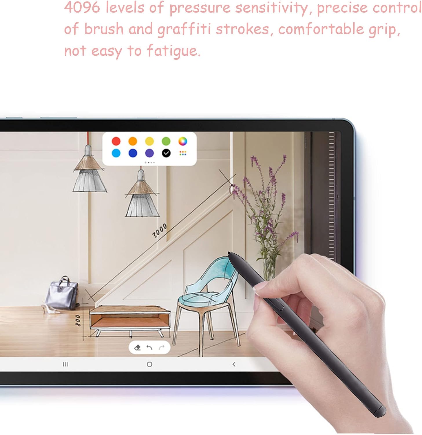 Tab S6 Lite Stylus Pen Replacement for Samsung Galaxy S6 Tab S6 Lite SM-P610N,P615,P610 Stylus S6 Pen with Tips/Nibs(Oxford Gray)… image 5