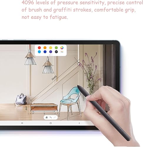 Miniatura 5 de Tab S6 Lite - Lápiz capacitivo de repuesto para Samsung Galaxy S6 Tab S6 Lite SM-P610N, P615, P610 Stylus S6 Pen con puntaspuntas (gris Oxford)