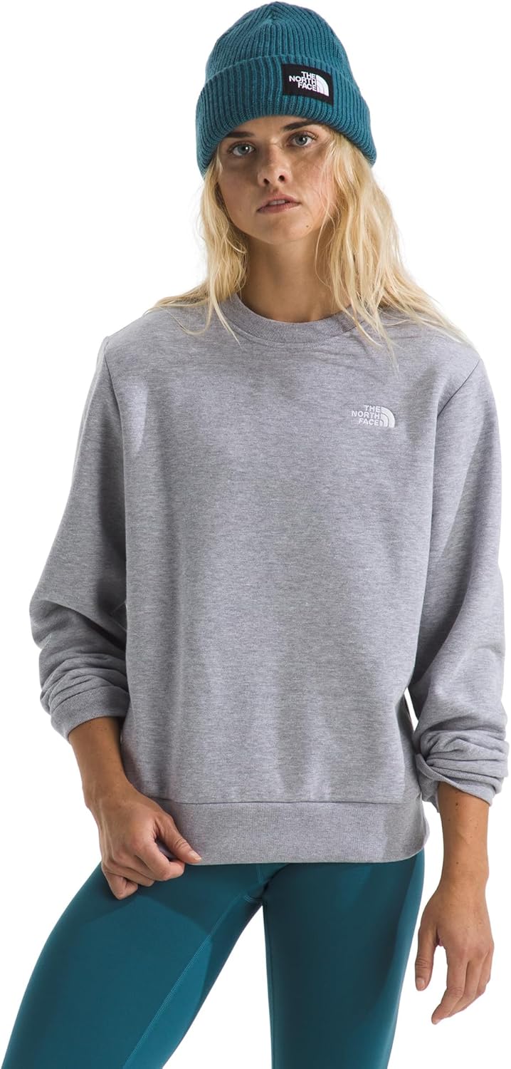 THE NORTH FACE Women's Evolution Simple Dome Crew | Ribbed Collar & Hem, Classic Logo