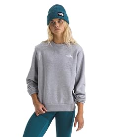 The North Face womens Evolution Simple Dome Crew Ribbed Collar Hem Classic Logo