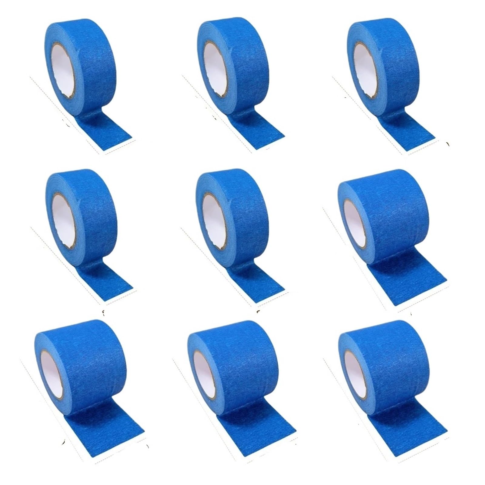 Nastro Di Carta Nastro Washi con vernice blu da 10 pezzi da 50 m/rotolo | Mascheratura multisuperficie for la pittura murale, ristrutturazione, edilizia domestica(Wide-40mm)