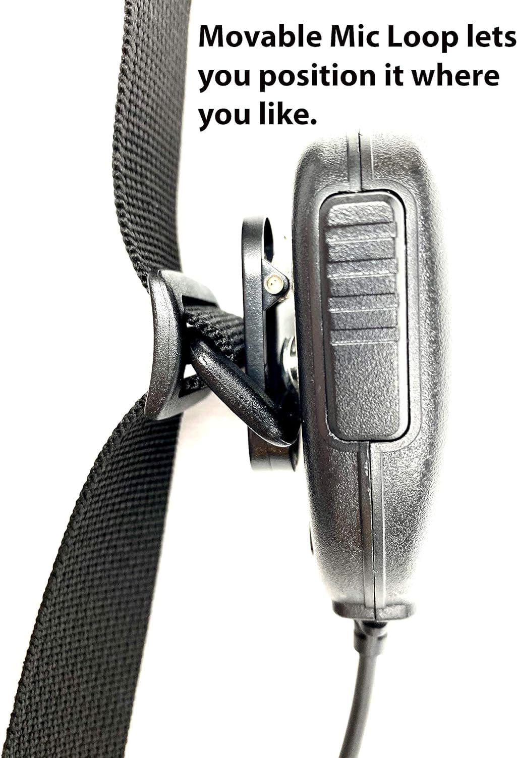 X-FIRE® Radio Strap DLX Large Washable Firefighter EMS 1st Responder Radio Shoulder/Duty Belt Holder w/Anti-Sway Strap. MOLLE/PALS. 1.5" Shoulder Strap w/ 3M Reflective and Moveable Mic Holder.