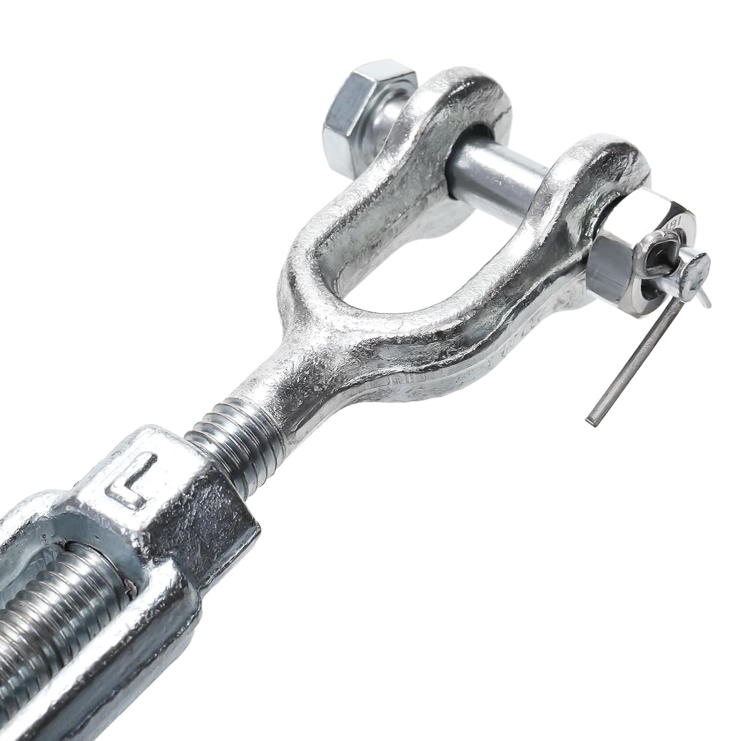 Goaste 2 Pack 1/2 Inch M12 Turnbuckle Hook, Hot Dipped Galvanized Steel Jaw and Jaw Turnbuckle, Heavy Duty Turnbuckle with 2205 lbs Working Load Limit for Tractor Sun Shades Cables Tent Installation - Image 4