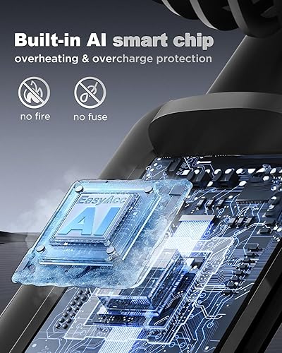 Vista 16 de Mini ventilador de mano EasyAcc USB, ventilador de escritorio pequeño personal portátil ventilador de mesa con ventilador eléctrico plegable