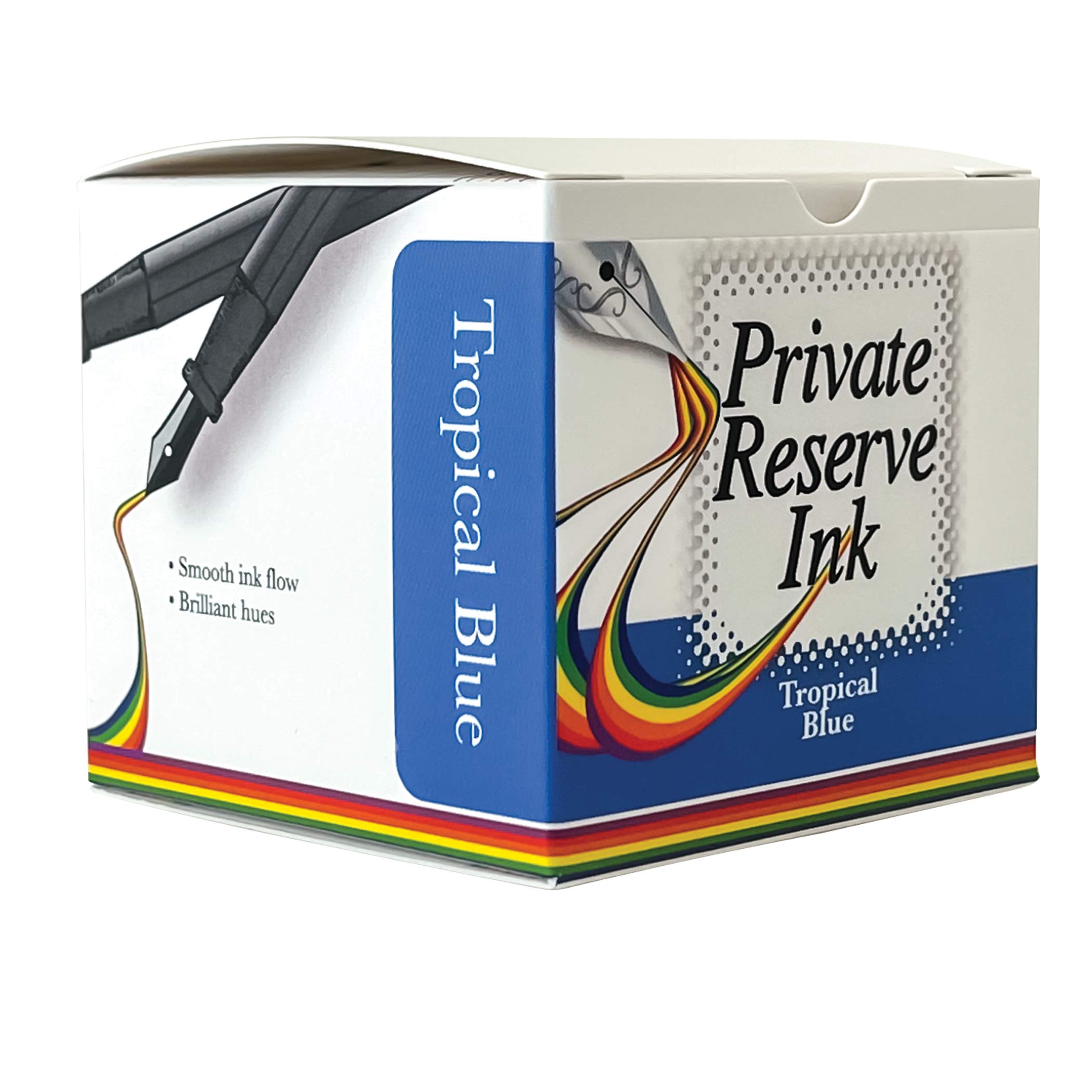 Private Reserve Ink, Butelka z atramentem 60 ml; niebieski tropikalny