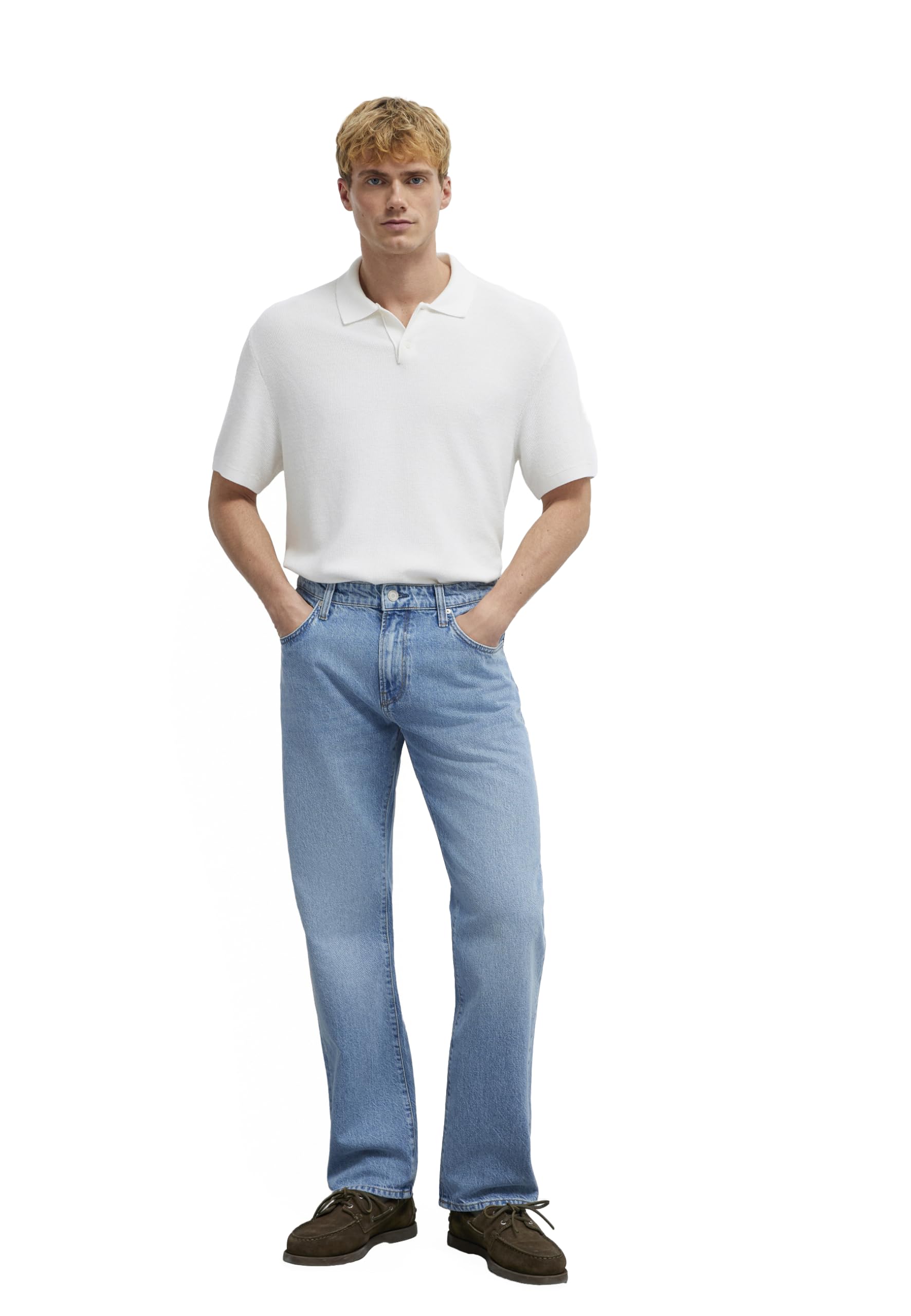 Mavi Herren Lisbon Jeans, lt Blue Classic Denim, 38/32