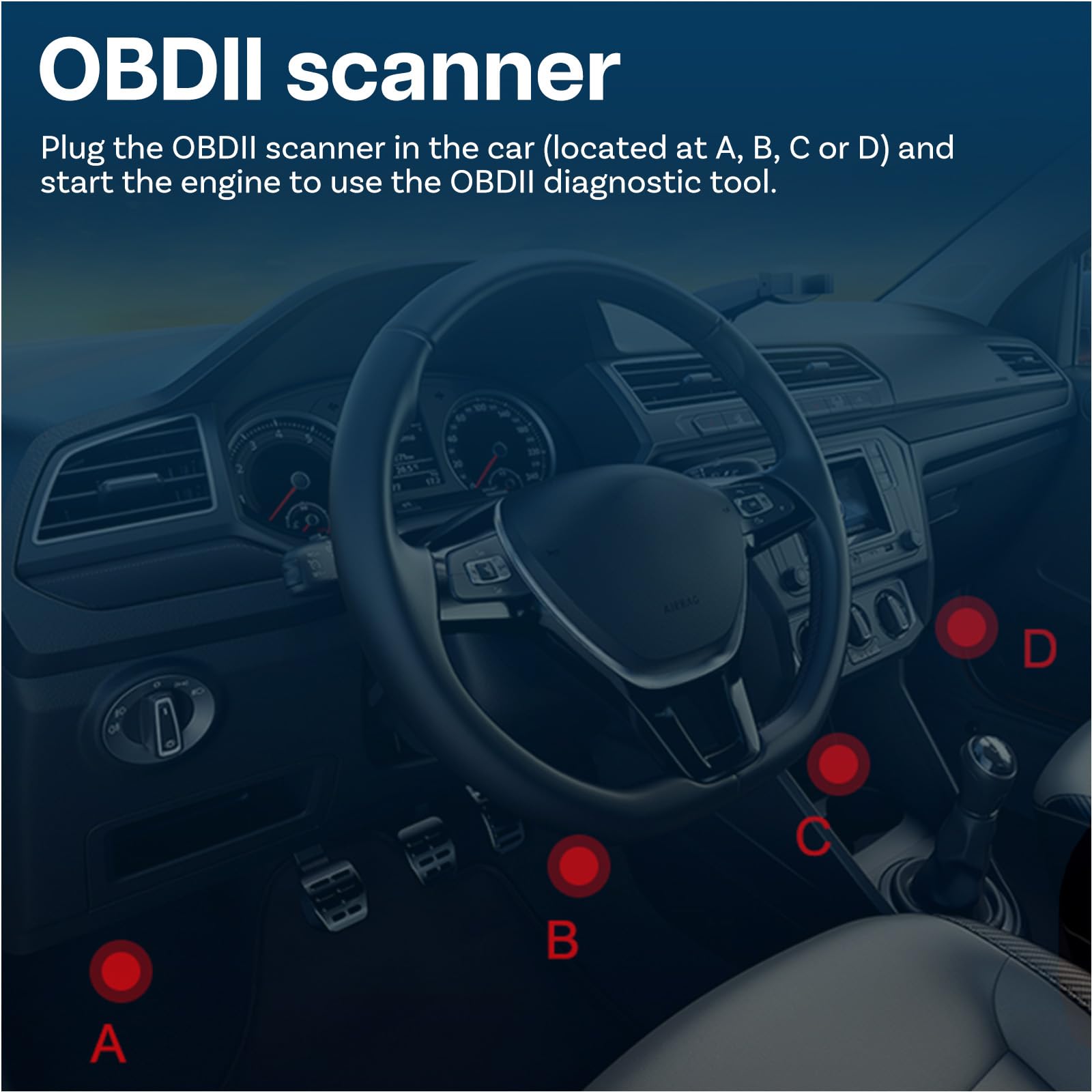 OBD2 Diagnosis Herramienta Diagnóstico por MMOBIEL - Lector Códigos Check Engine con Reset, I/M Readiness, Modo 6/8 y más – Car OBDII/EOBD Diagnosis Lector Código para Coches Aptos al Protocolo OBD2