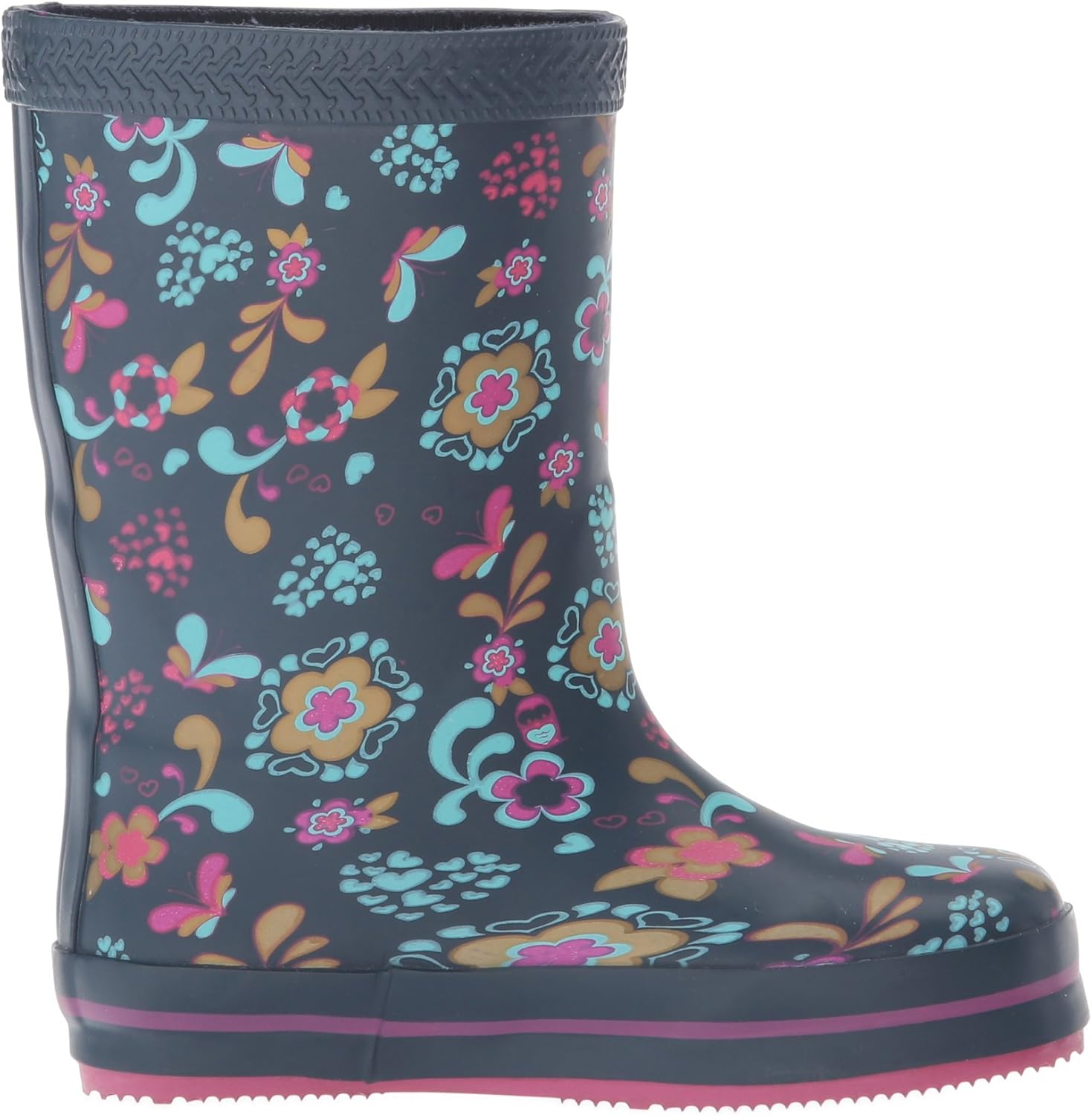 Havaianas Girls' GALOCHAS Kids Prints RAIN Boot Crystal Rose