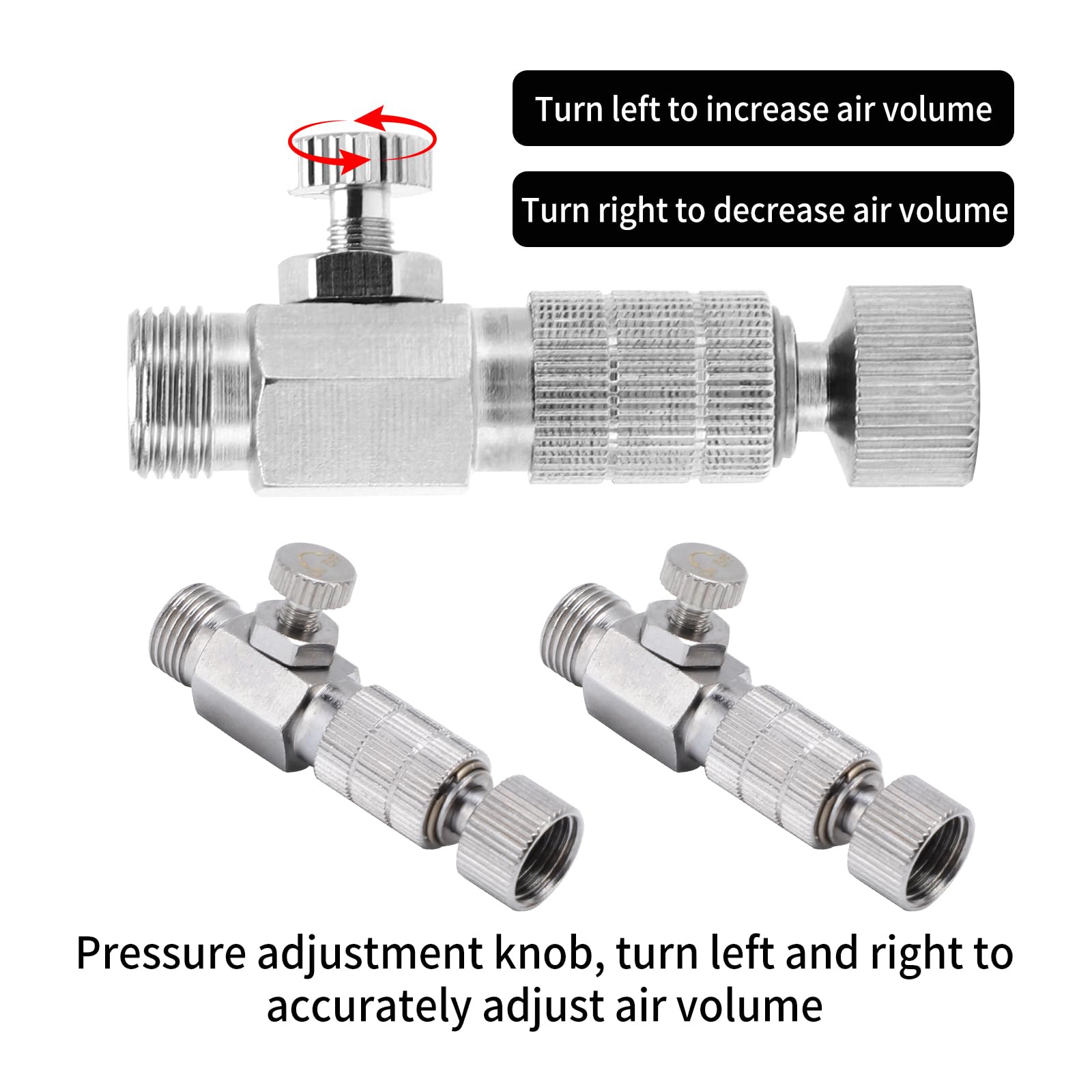 Airbrush Quick Connect Adapter - Easy Release & Control -3 Airbrush Quick Connect Adapter - Easy Release & Control -3