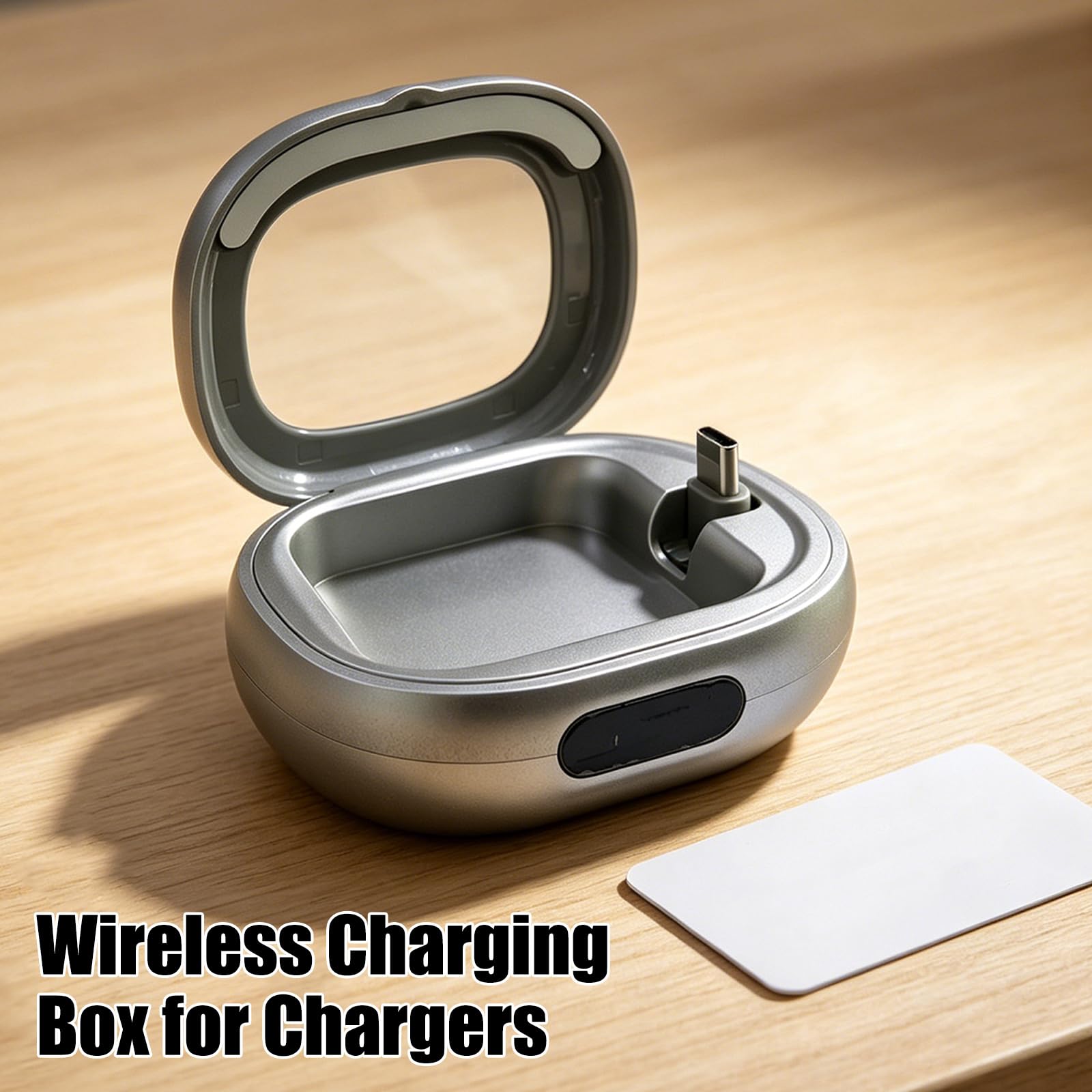 Custodia di ricarica in metallo ABS con batteria da 2000 mAh per anelli Gen 4 e 3 garantendo una scatola di ricarica sicura e di alimentazione