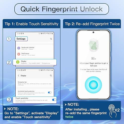 Miniatura 9 de JETech Protector de pantalla de privacidad para Samsung Galaxy S24+  S24 Plus 5G de 6.6 pulgadas con protector de lente de cámara, película de