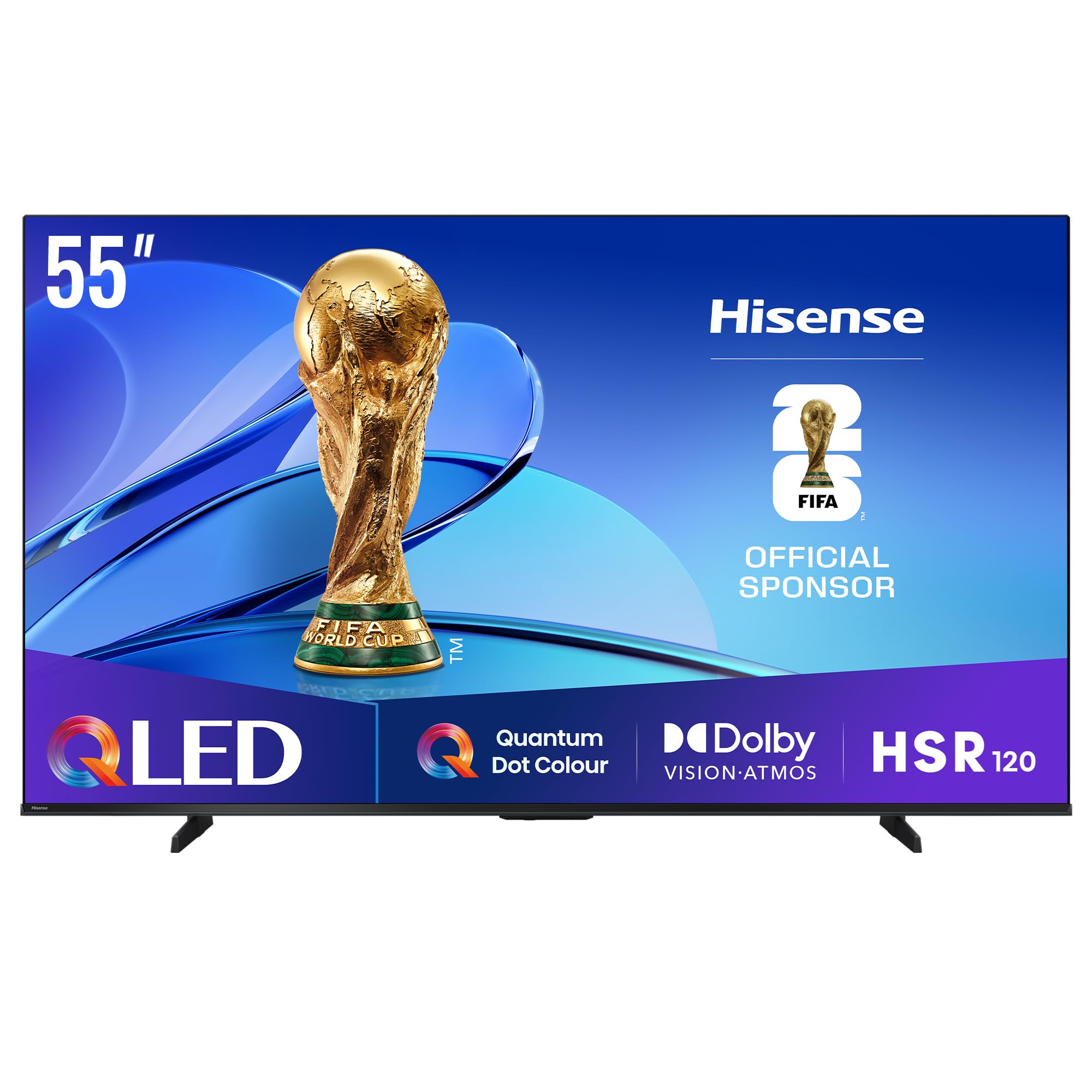 55 inch QLED Smart TV E7Q-Quantum Dot Colour, AI Picture, Dolby Vision, Dolby Atmos, Share to TV, Voice Control, Filmmaker Mode, Youtube, Netflix, Disney+ 55E7Q (2025 UAE Version)