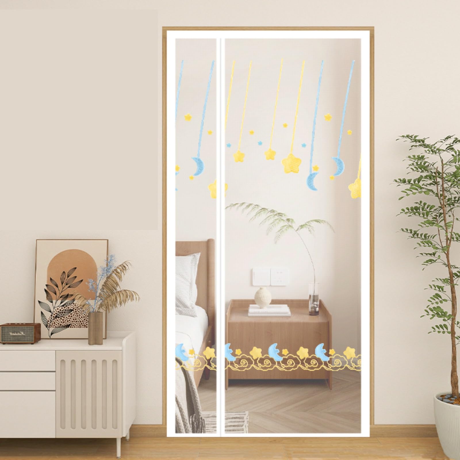 Moustiquaire de porte Moon pour ventiler la cuisine et la terrasse